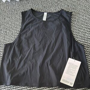 Lululemon Sculpt Tank Cropped Black Size 8